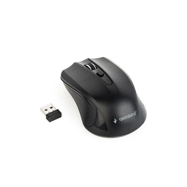 Gembird Mouse MUSW-4B-04 Standard, Nej, Sort, Trådløs, Nej,