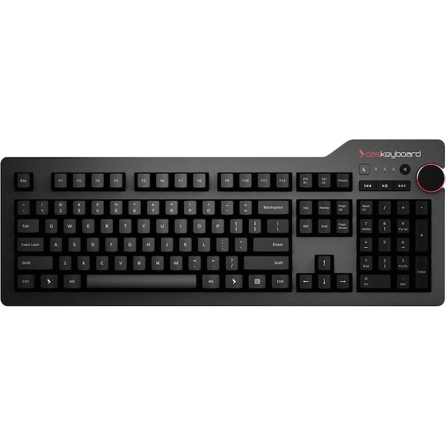 Das Keyboard 4 Professional, Cherry MX Brown, Nordic, USB, sort