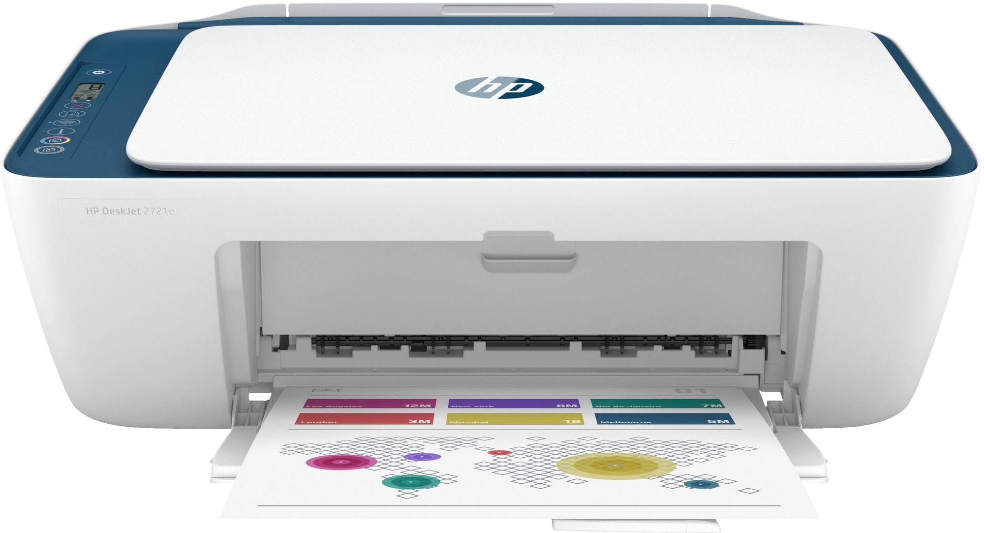 HP+ Deskjet 2721e AIO inkjet printer | Elgiganten