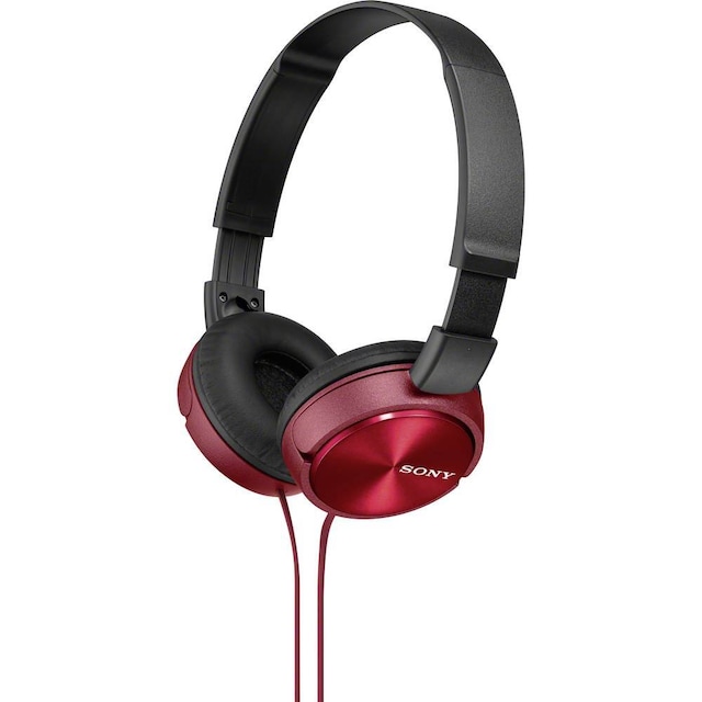 Sony MDR-ZX310 On Ear hovedtelefoner kabelbundet Rød