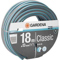 GARDENA 18001-20 Haveslange 18 m 13 mm 1/2 tomme Grå,