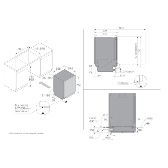 Asko opvaskemaskine DFI8457MBXXL Integreret | Elgiganten