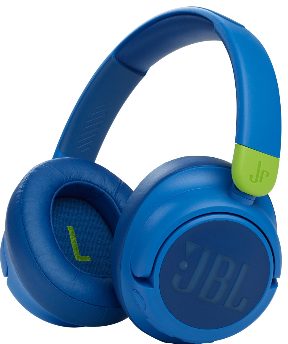JBL Jr460NC trådløse on-ear hovedtelefoner (blå) | Elgiganten