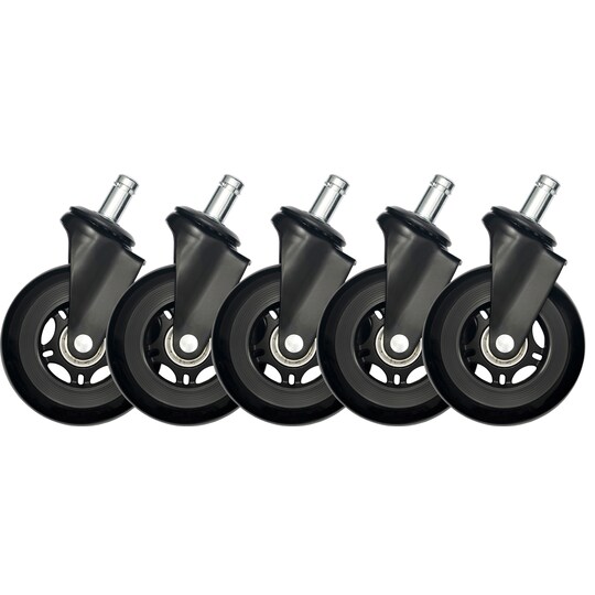 Essentials 75 mm Rollerblade-hjul - 5 pak (sort) | Elgiganten