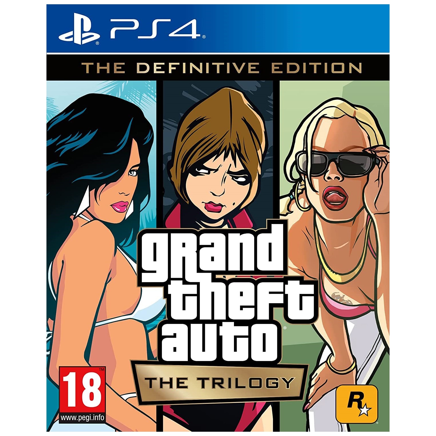 Grand Theft Auto: The Trilogy - The Definitive Edition (PS4) | Elgiganten