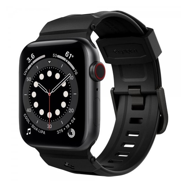 Spigen Apple Watch 42/44/45mm/Apple Watch Ultra Armbånd Rugged Band Matte Black