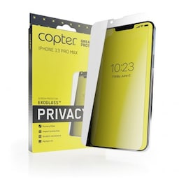 Copter iPhone 13 Pro Max Skærmbeskytter Exoglass Flat Privacy