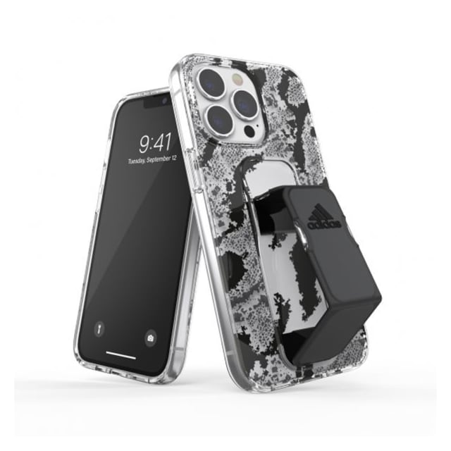 Adidas iPhone 13 Pro Cover SP Grip Case Paisley Carbon Black