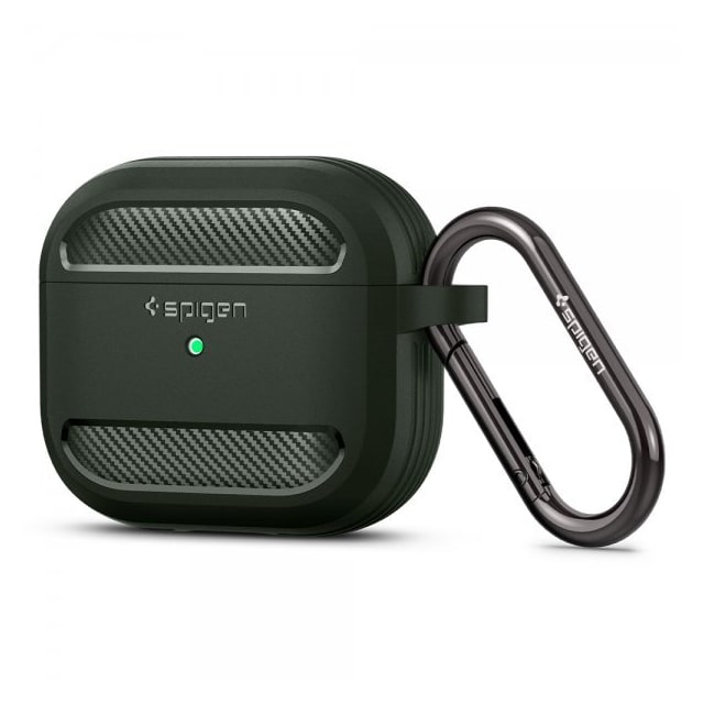 Spigen AirPods 3 Cover Rugged Armor Military Green