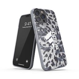 Adidas iPhone 13 Pro Max Cover Snap Case Leopard Grå