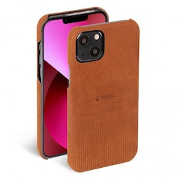 Krusell iPhone 13 Cover Leather Cover Cognac