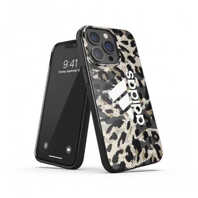 Adidas iPhone 13 Pro Cover Snap Case Leopard Beige