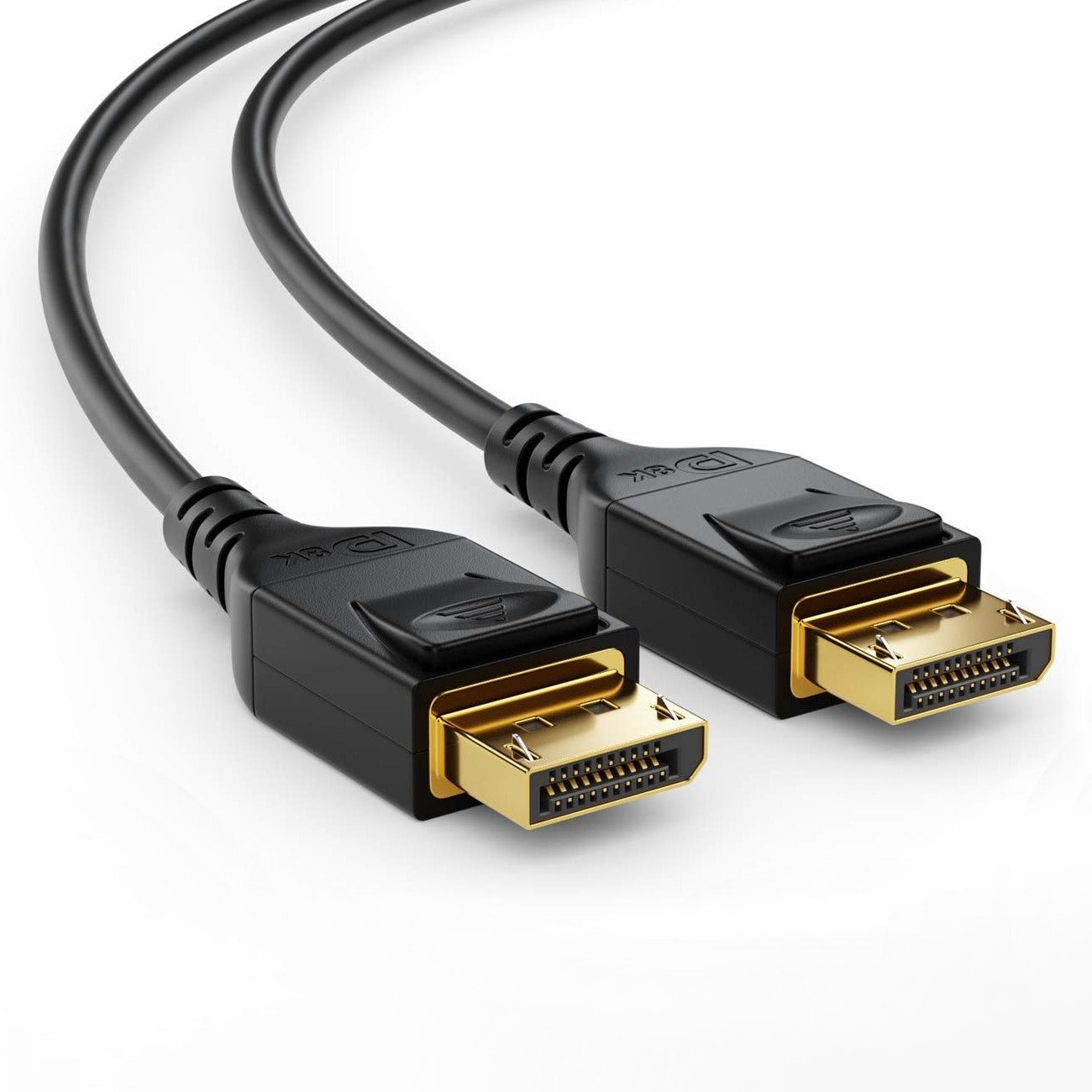 NÖRDIC DisplayPort til DisplayPort-kabel ver 1.4 UHD i 60Hz 32,4Gbps 8K  10-bit HDR dobbelt-2m Pure kobber 99,99% | Elgiganten