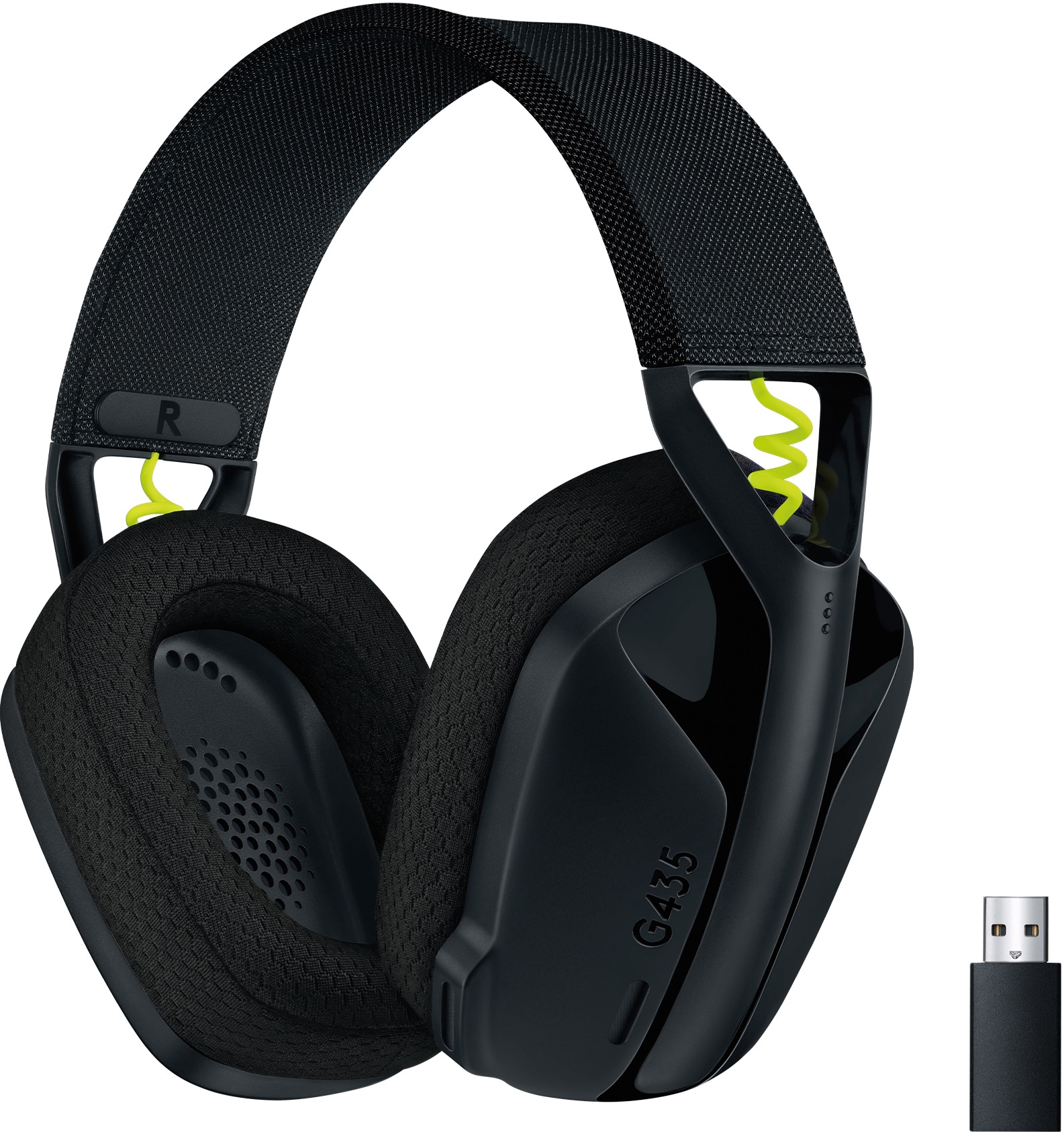 Logitech G435 LIGHTSPEED trådløst gaming headset (sort) | Elgiganten