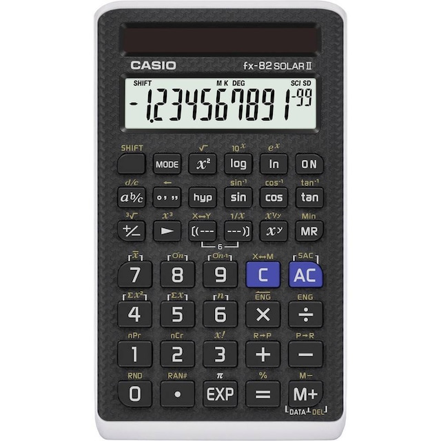 Casio FX-82SOLARII Skolelommeregner 1 stk