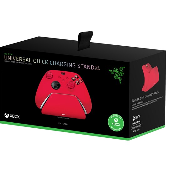 Razer Universal Quick opladerstander til Xbox (pulse red) | Elgiganten