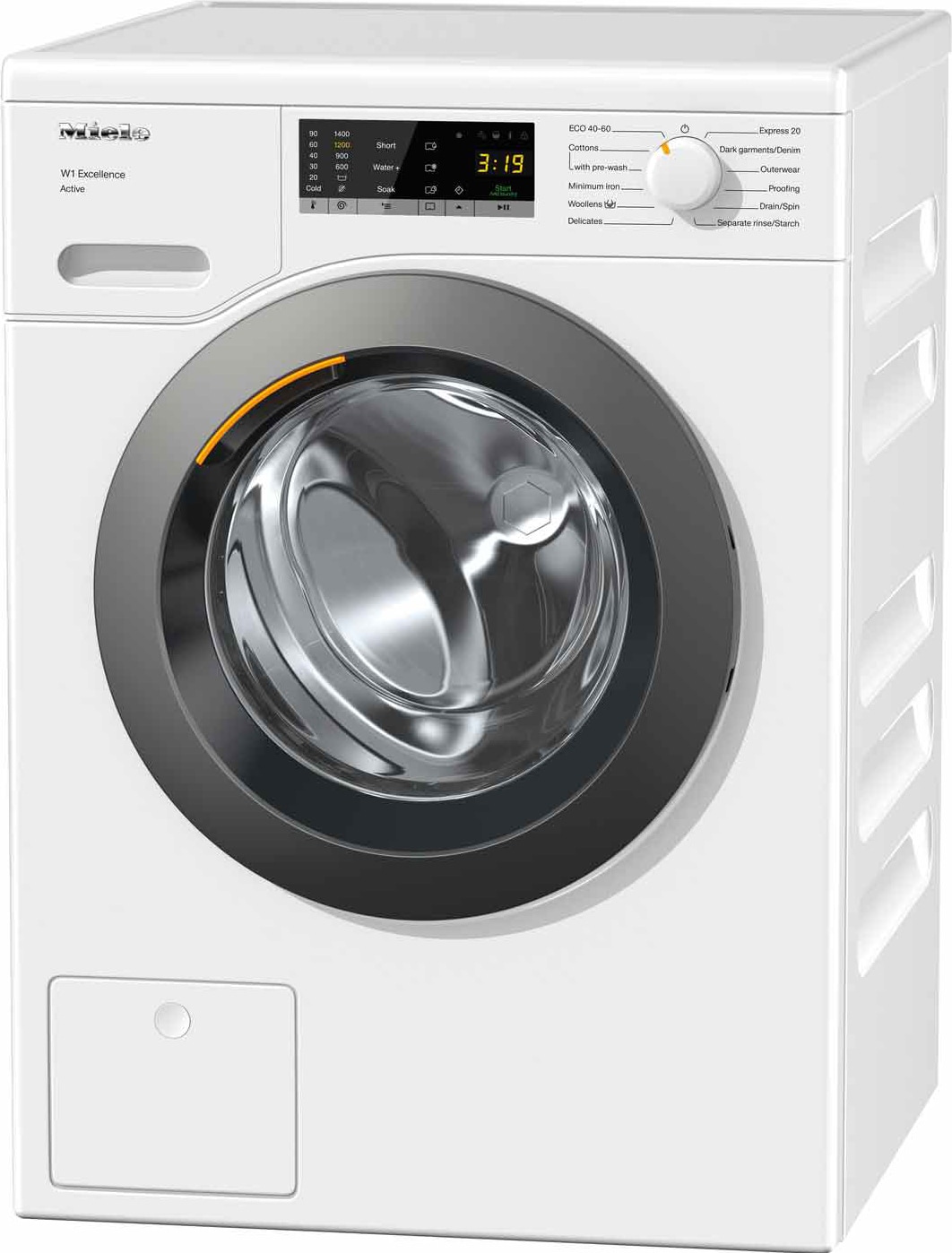 Miele W1 Active vaskemaskine WEA025WCS - Spar 20-40% på Hvidevarerpriser.dk  - Sammenlign priser