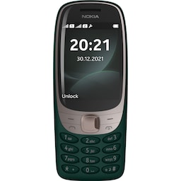 Nokia 6310 mobiltelefon (mørkegrøn) - Kun 2G