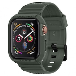 Spigen Apple Watch 40/41mm Cover Armbånd Rugged Armor Pro Military Green