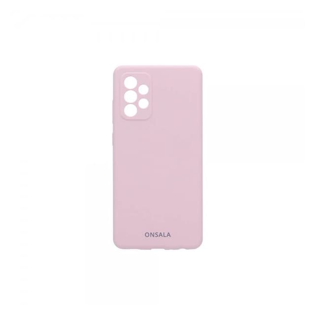 Onsala Samsung Galaxy A72 Cover Silikone Sand Pink