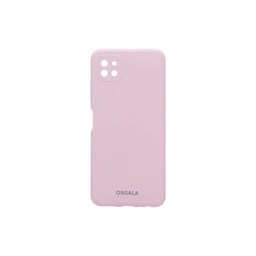 Onsala Samsung Galaxy A22 5G Cover Silikone Sand Pink