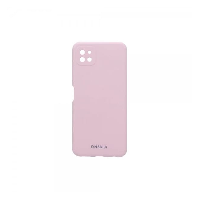 Onsala Samsung Galaxy A22 5G Cover Silikone Sand Pink