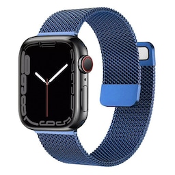 Milanese armbånd Apple Watch 7 (41mm) - Blå