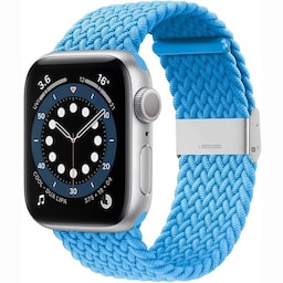 Flettet Elastik Armbånd Apple watch 6 (40mm) - skyblue