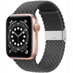 Flettet Elastik Armbånd Apple watch 6 (44mm) - skygrey