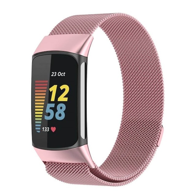Milanese armbånd Fitbit Charge 5 - Rose