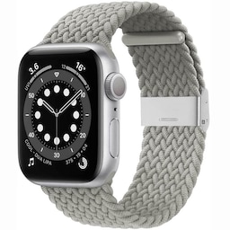 Flettet Elastik Armbånd Apple watch 6 (40mm) - Stone