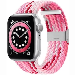 Flettet Elastik Armbånd Apple watch 6 (40mm) - gradientred