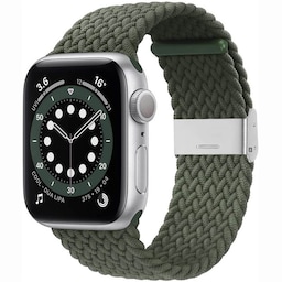 Flettet Elastik Armbånd Apple watch 6 (40mm) - Army