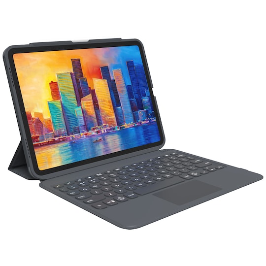 Zagg Pro Keys cover og tastatur til iPad 10.9 (4. Gen) m. trackpad |  Elgiganten