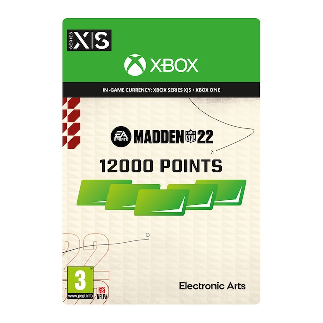 Madden NFL 22: 12000 Madden Points - XBOX One,Xbox Series X,Xbox Serie