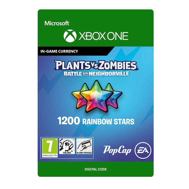 Plants vs. Zombies: Battle for Neighborville: 1200 Rainbow Stars - XBO