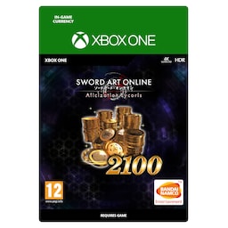 SWORD ART ONLINE Alicization Lycoris 2100 SAO Coins - XBOX One