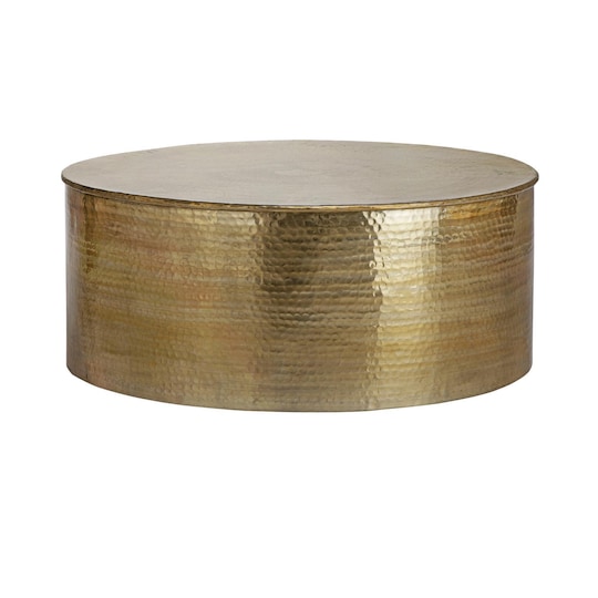 WOMO-DESIGN sofabord stuebord sofabord aluminium Ø 76x32 cm guld |  Elgiganten