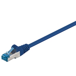 Goobay Netværkskabel CAT 6A, S/FTP (PiMF), blå, 10 m