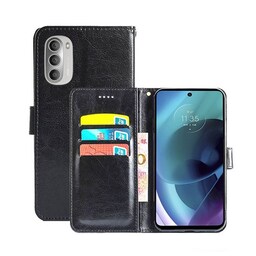 Wallet Cover 3-kort Motorola Moto G51 5G  - sort