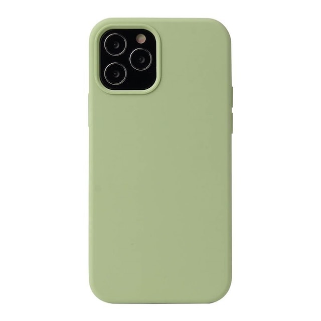 Liquid silikone cover Apple iPhone 12 Pro Max - Lysegrøn