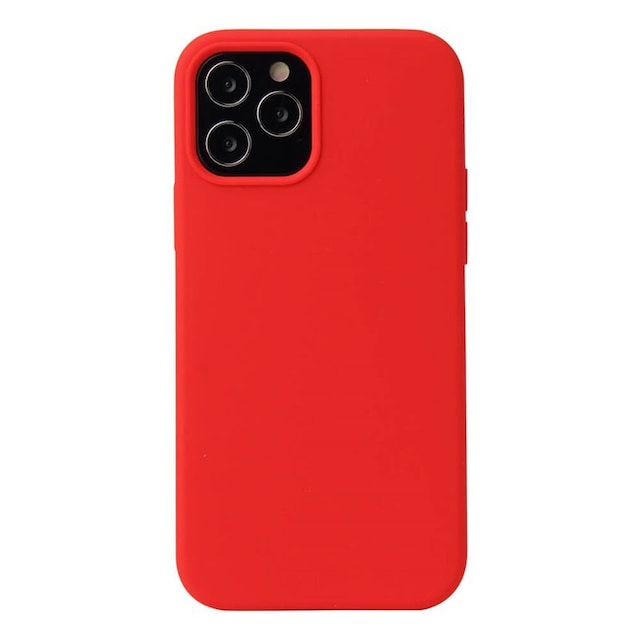 Liquid silikone cover Apple iPhone 12 Pro Max - Mørk pink