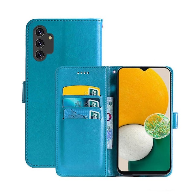 Wallet Cover 3-kort Samsung Galaxy A13 5G  - Lyseblå