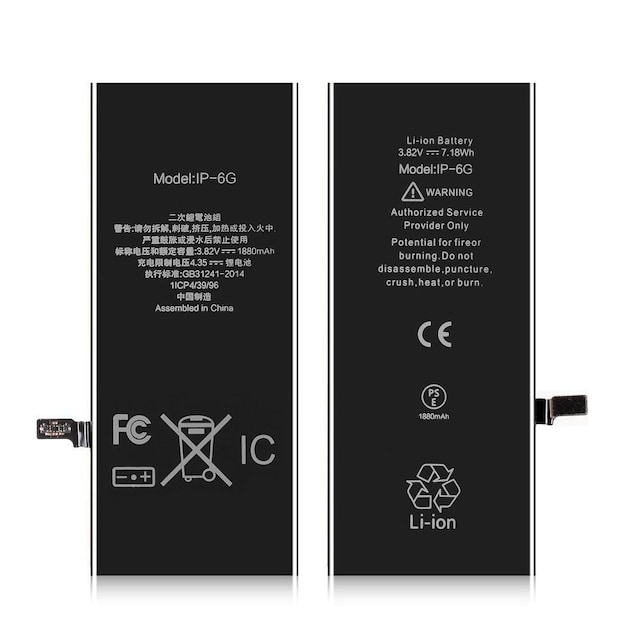 Apple iPhone 6 IPARTSEXPERT 1880mAh batteri FCC/CE/Rosh certificeret