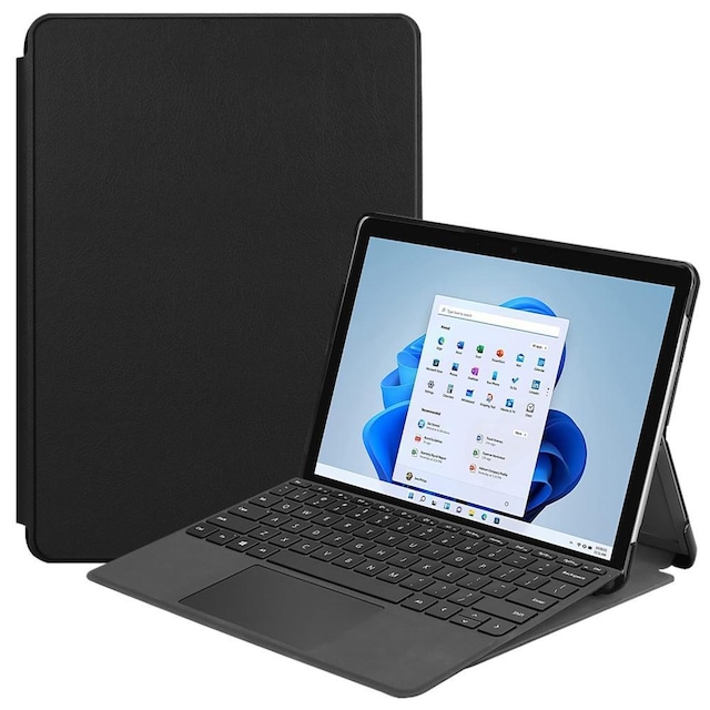 Microsoft Surface Pro 8 Tabletcover-stativ - Sort