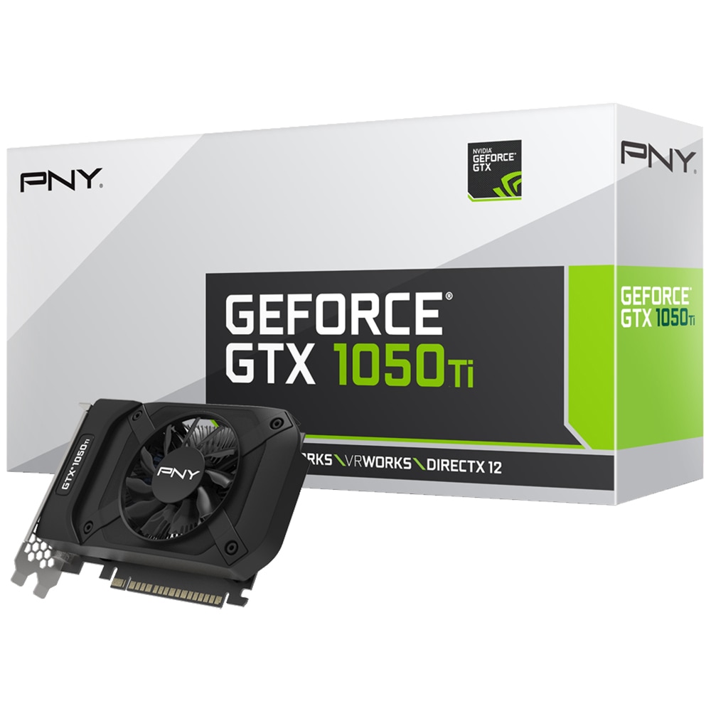 PNY GeForce GTX 1050 Ti grafikkort 4G | Elgiganten