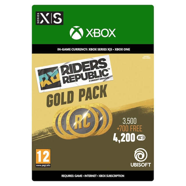 Riders Republic™ Coins Gold Pack - 4,200 Credits - XBOX One,Xbox Serie