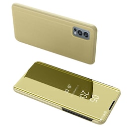 SKALO OnePlus Nord 2 Clear View Mirror Etui - Guld