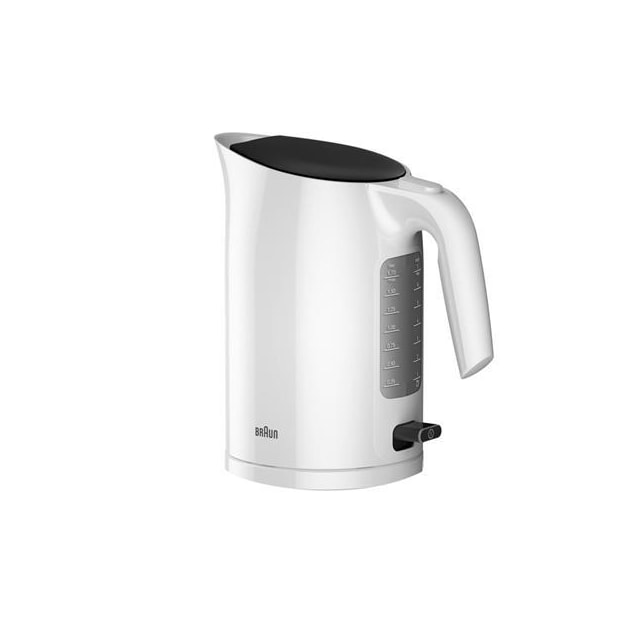 Braun Kedel WK3100WH PurEase Standard, 2200 W, 1,7 L, plastik, hvid, 360° rotationsbase