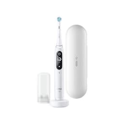 Oral-B Elektrisk tandbørste iO Series 7N Genopladelig, Til voksne, Antal børstehoveder inkluderet 1, Antal tænder børstetilstande 5, Hvid Alabast